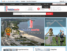Tablet Screenshot of habitanorte.com.br